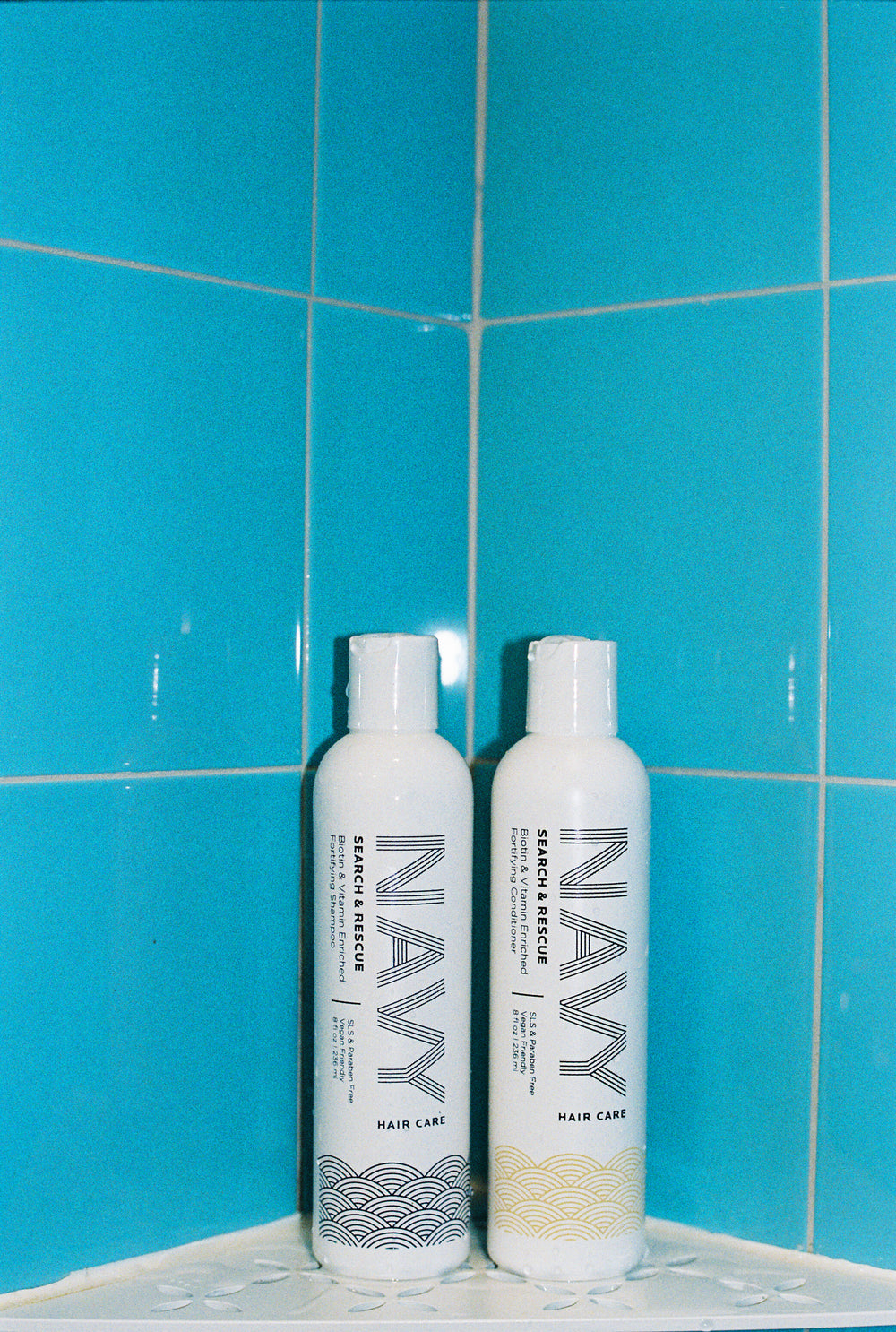 NAVY Hair Care Mini Double Pebble - White